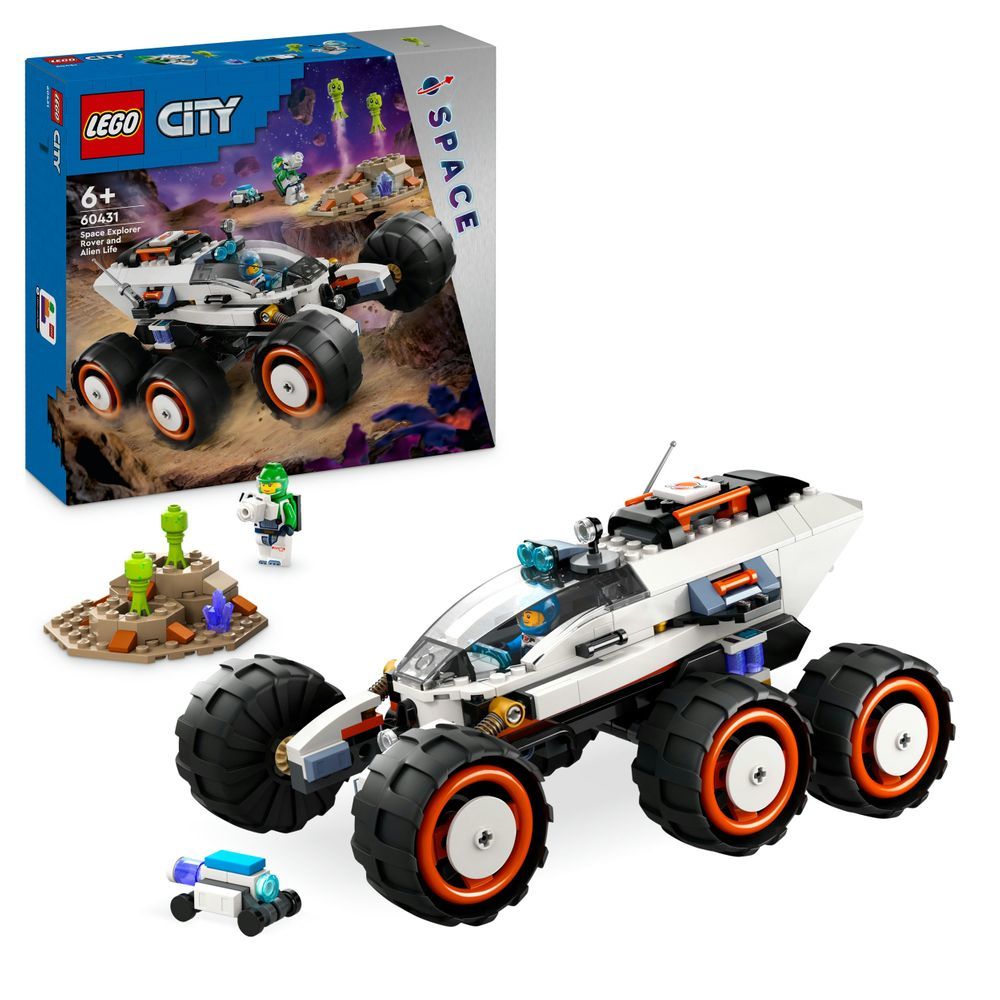 LEGO City Series 60431 Space Explorer Rover and Alien Life