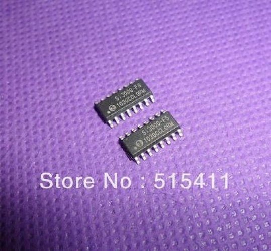 SILICON SI3000-FS SOP-16 VOICEBAND CODEC WITH