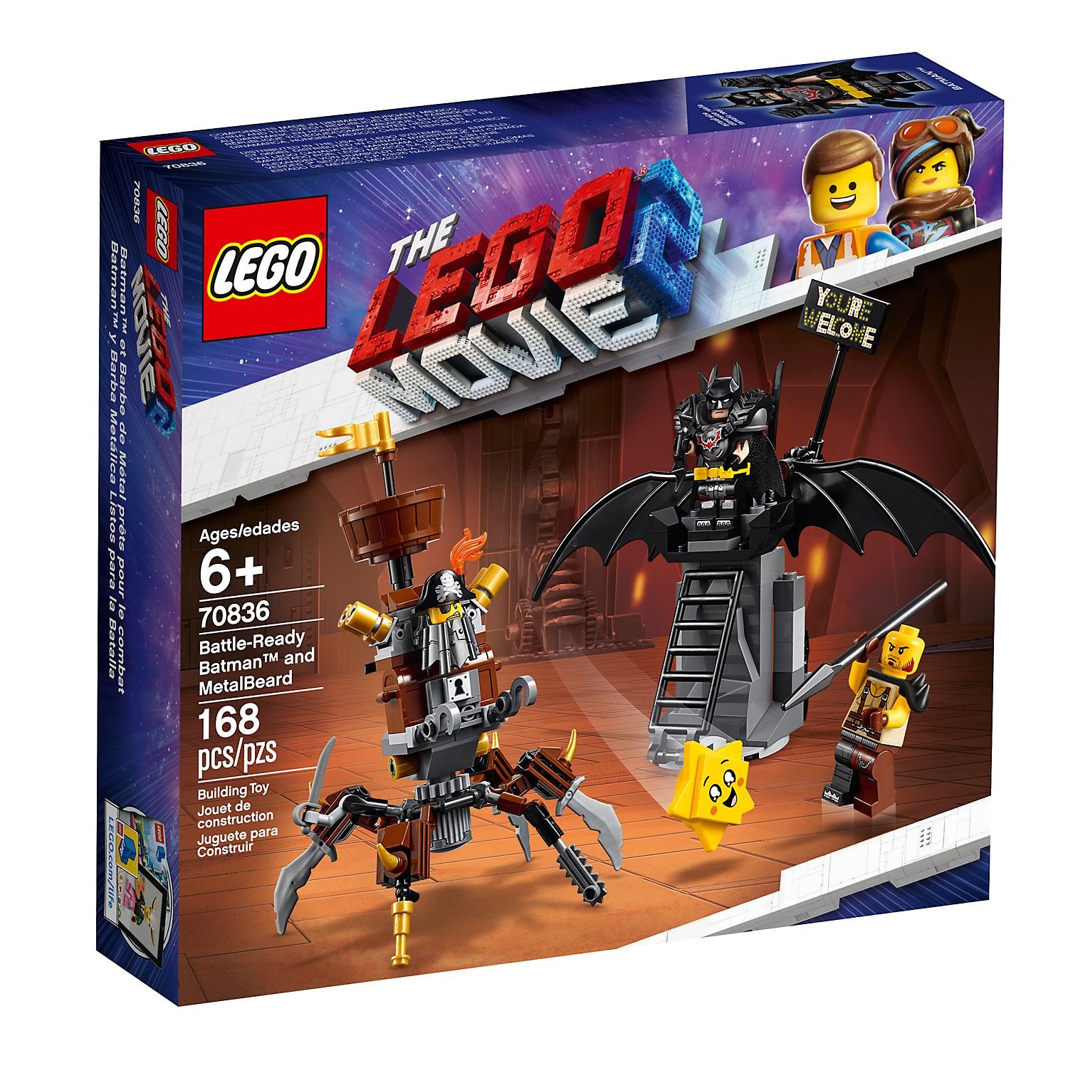 LEGO 70836 The LEGO Movie Battle-Ready Batman and Metalbeard
