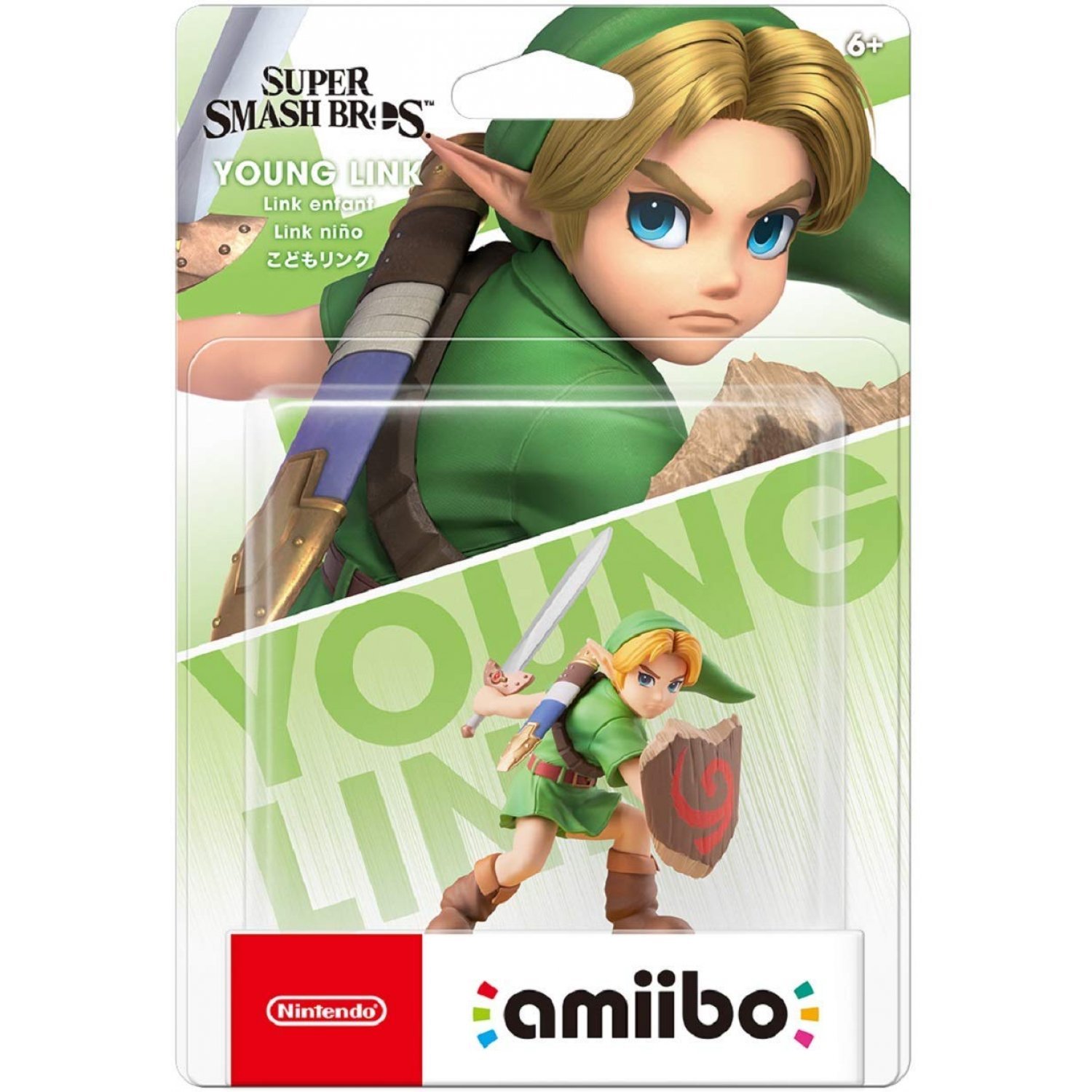 Nintendo Amiibo Super Smash Bros - Young Link For Switch NS WiiU 3DS