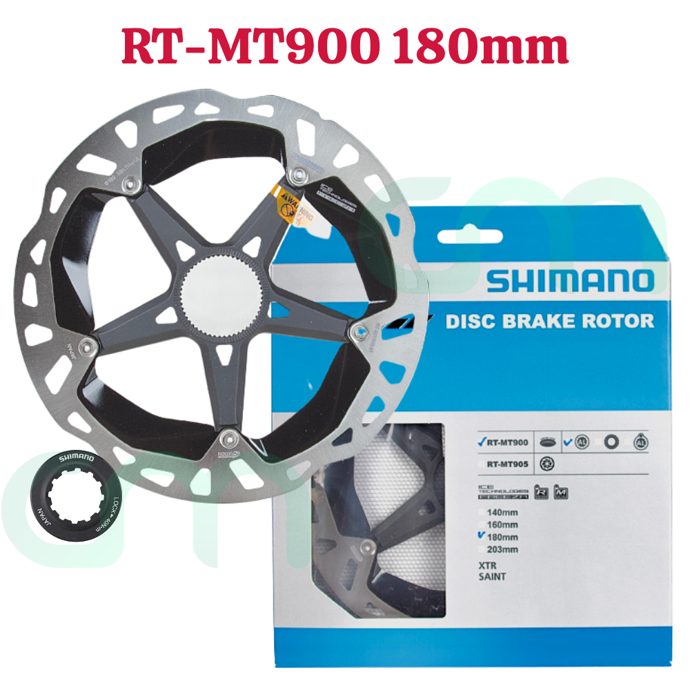 (IRTMT900M) Shimano RT-MT900 180mm Center Lock Brake Rotor w/ lock ring NIB