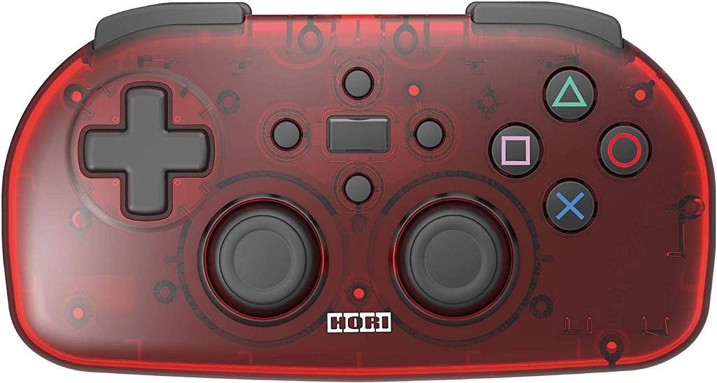 P4 Wireless Controller Light (Clear Red) (PS4-134A) (Hori) - JPN