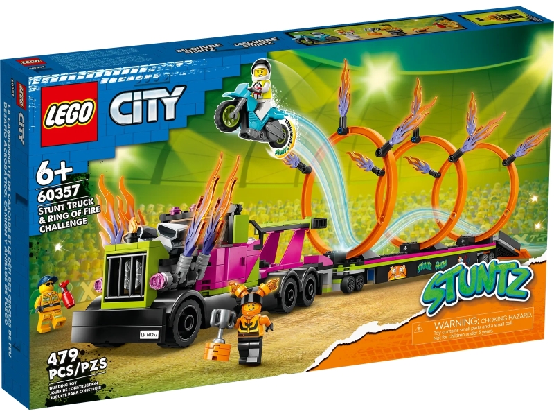 LEGO City Series 60357 Stunt Truck & Ring of Fire Challenge
