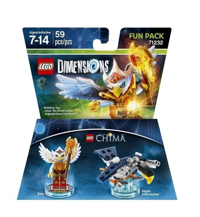 LEGO Dimensions Chima 71232 Fun Pack Bundle of 3