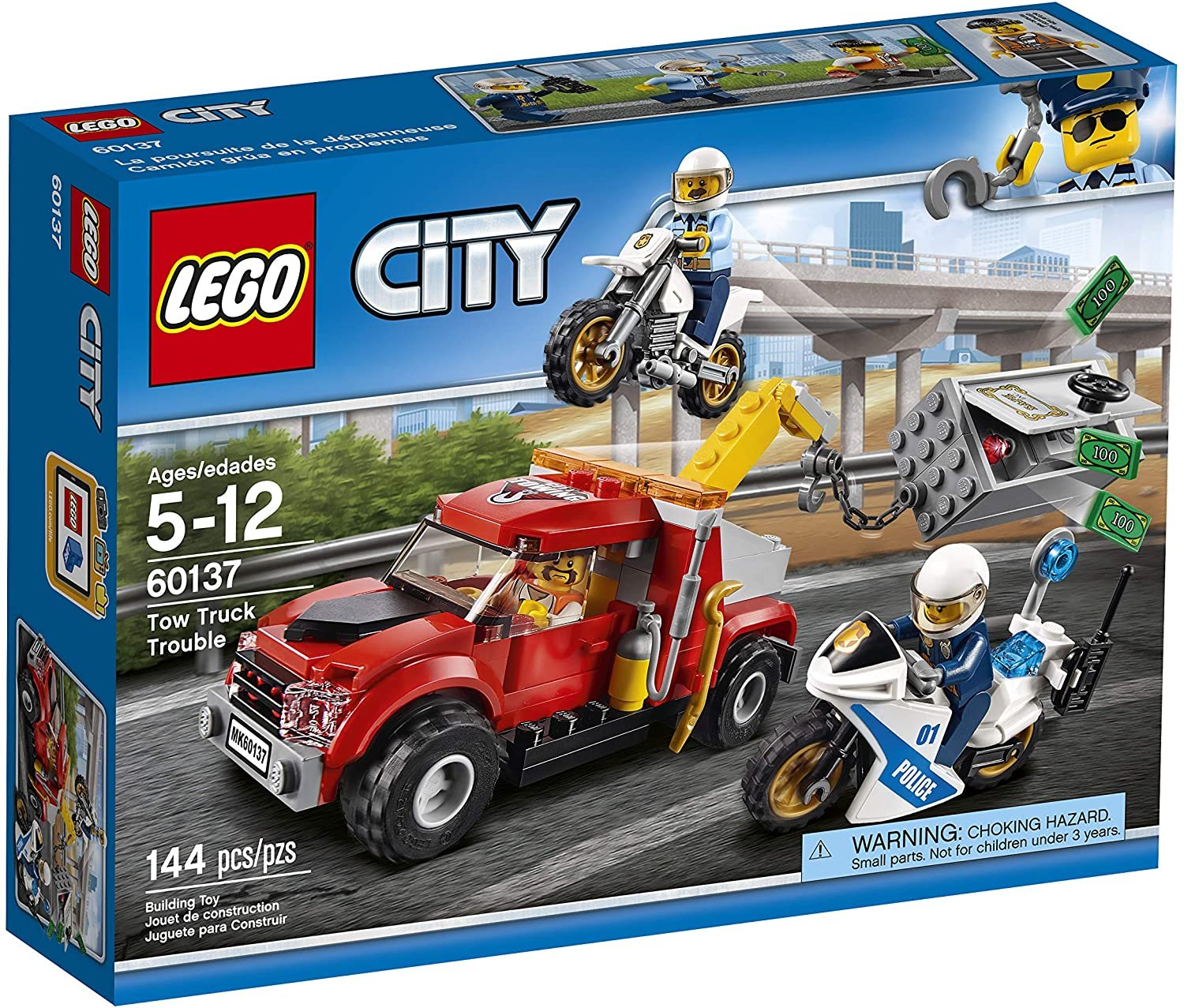 LEGO City Police Tow Truck Trouble 60137 Building Toy