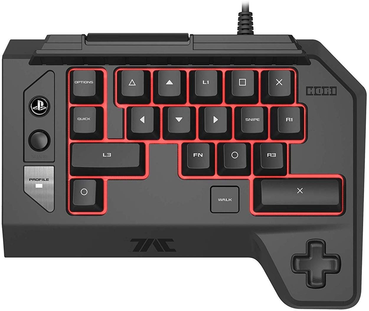 その他 HORI TACTICAL ASSAULT COMMANDER TYPE K2 Hori Tactical Assault Commander K2 for PS4 PS3 PC PS4-124