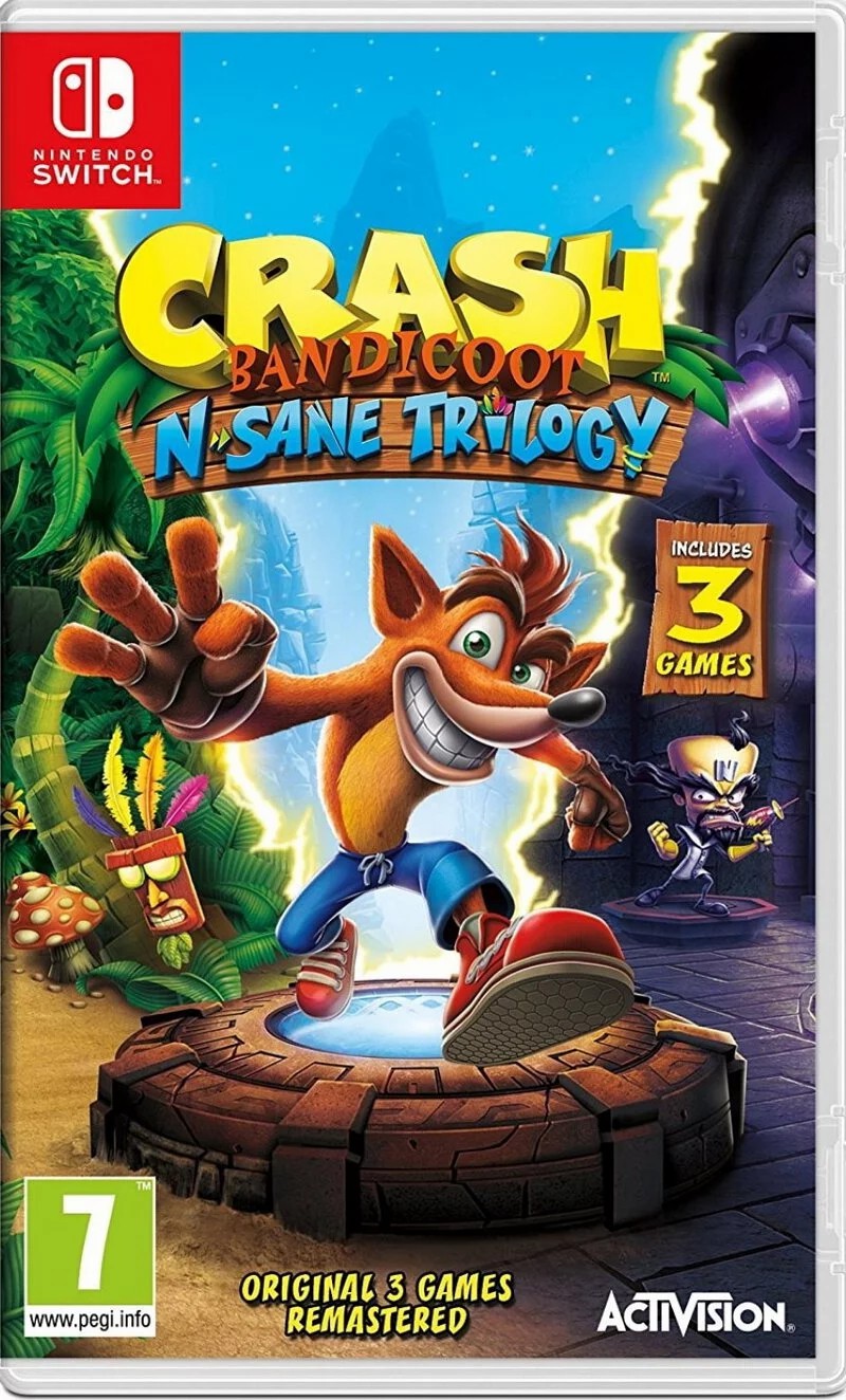 Nintendo Switch Game NS Crash Bandicoot N. Sane Trilogy