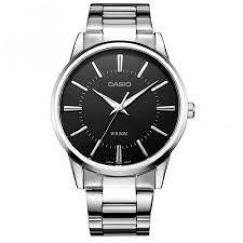 Casio Original MTP-1303D-1A Analog Mens Watch Silver Stainless Steel
