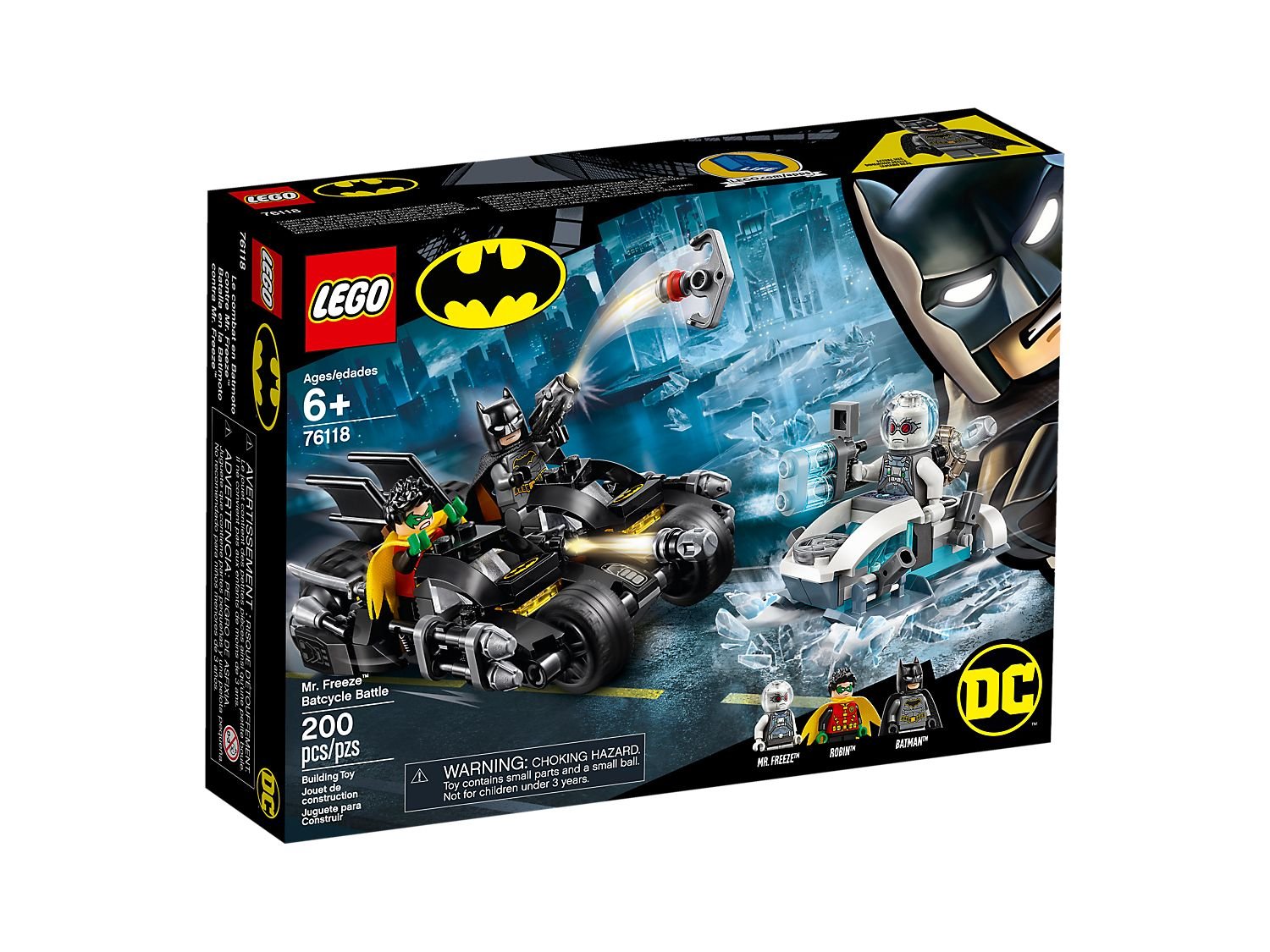 LEGO 76118 DC Super Heroes Mr. Freeze Batcycle  Battle