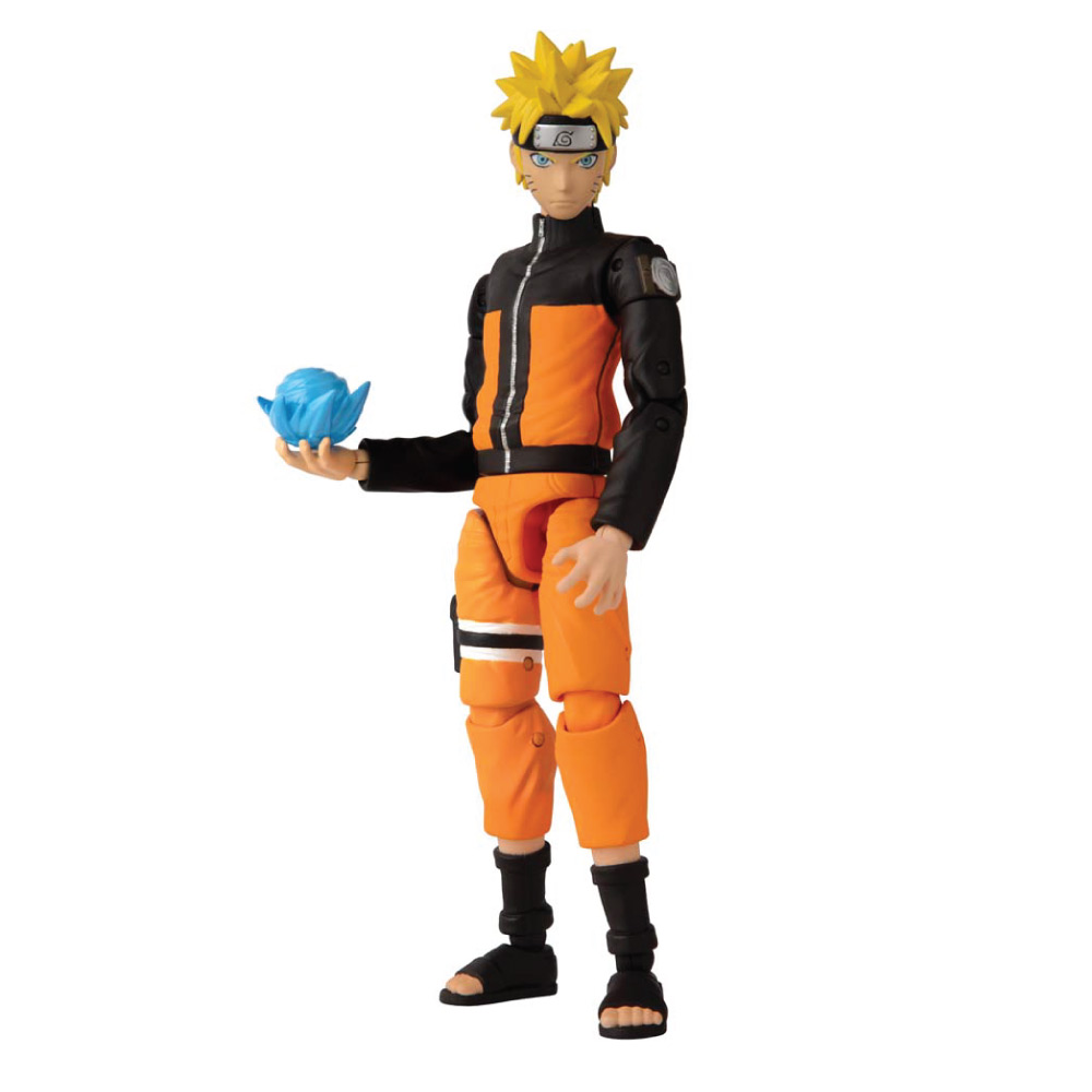 NARUTO SHIPPUDEN ANIME HEROES 6" UZUMAKI NARUTO BANDAI ACTION FIGURE IN STOCK