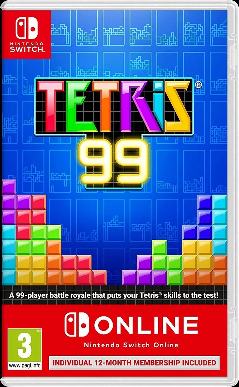 Nintendo Switch Game NS Tetris 99 (With 12 Month Online Subscription) English Version