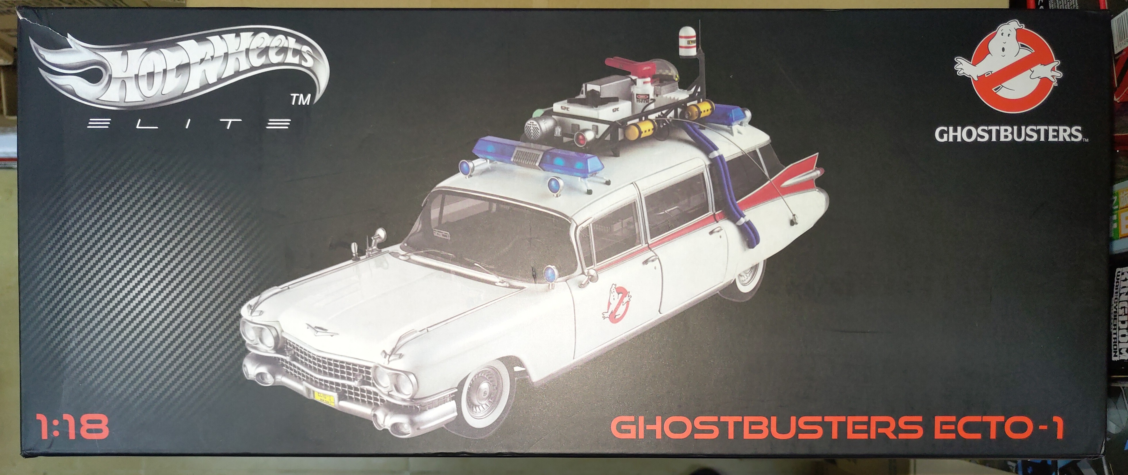 Hot Wheels Elite Ghostbusters Ecto -1 1/18 DieCast Model