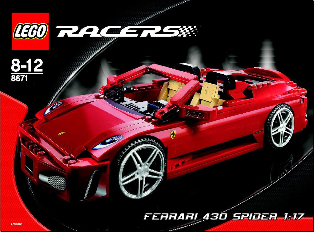 LEGO Ferrari F430 Spider 1/17 8671