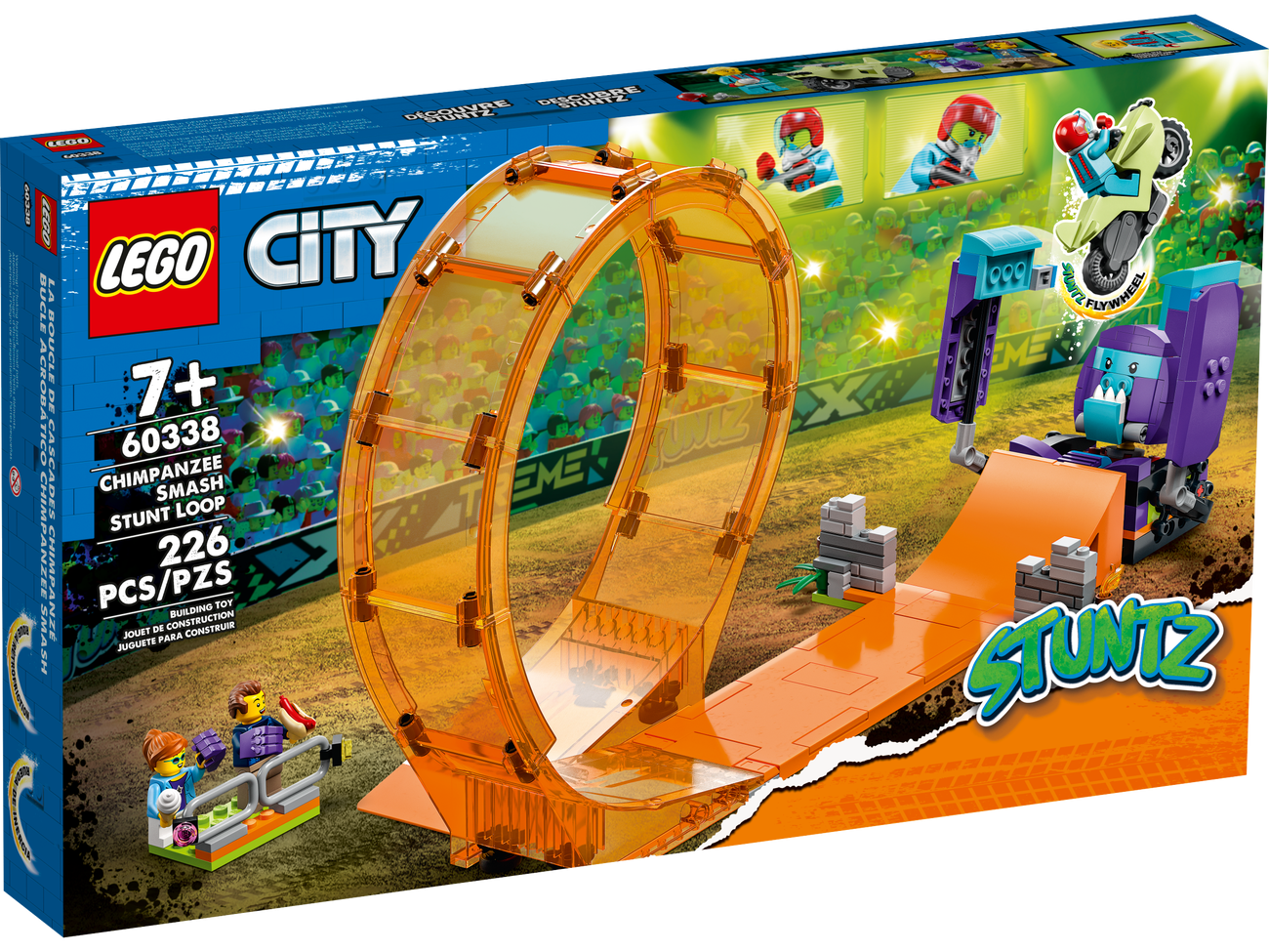 LEGO City 60338 Smashing Chimpanzee Stunt Loop