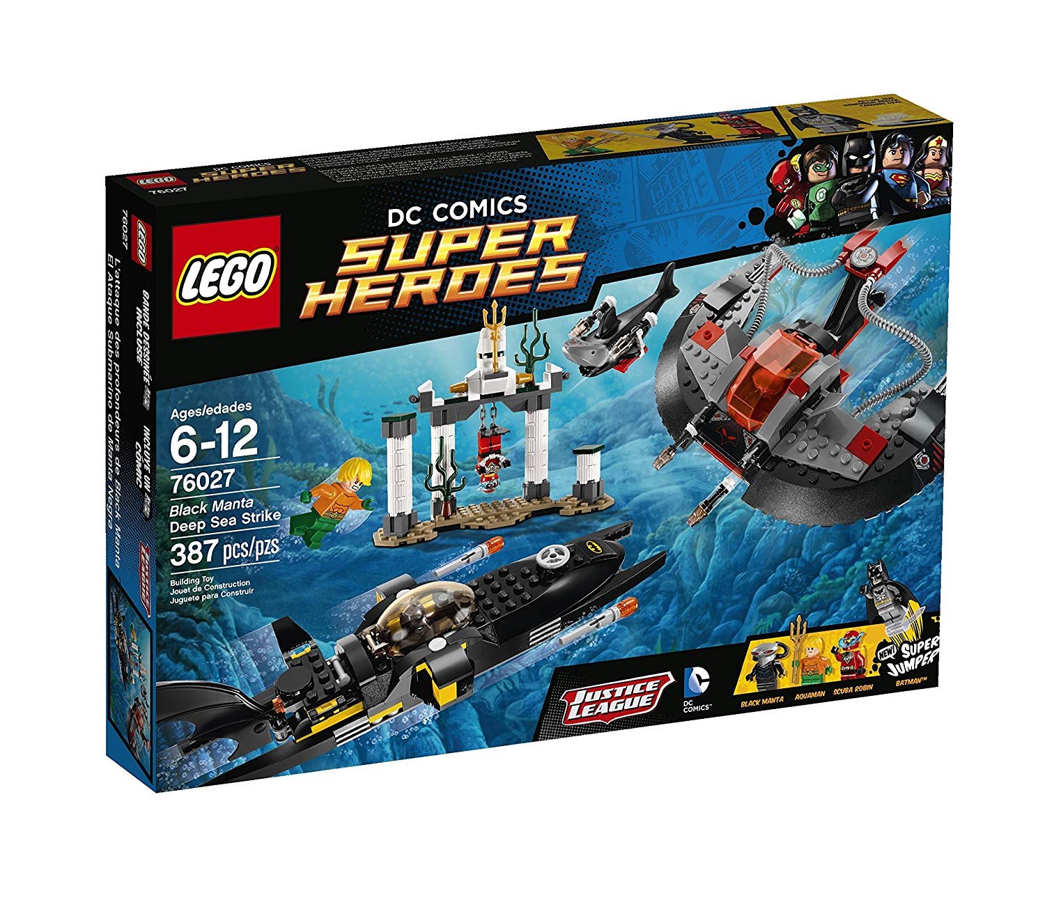 LEGO 76027 Super Heroes Black Manta Deep Sea Strike Building Set