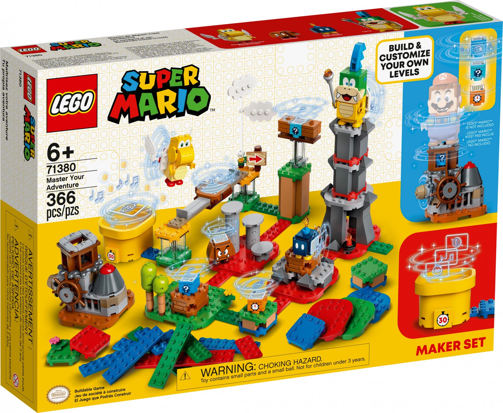 LEGO Super Mario Series 71380 Master Your Adventure Maker Set