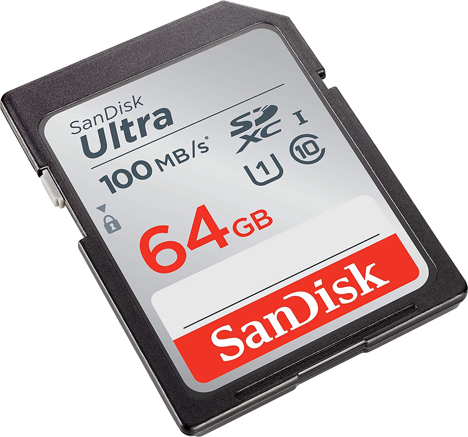 SanDisk Ultra 64GB SDXC Memory Flash Card Class 10 100MB/s SDSDUNR-064G