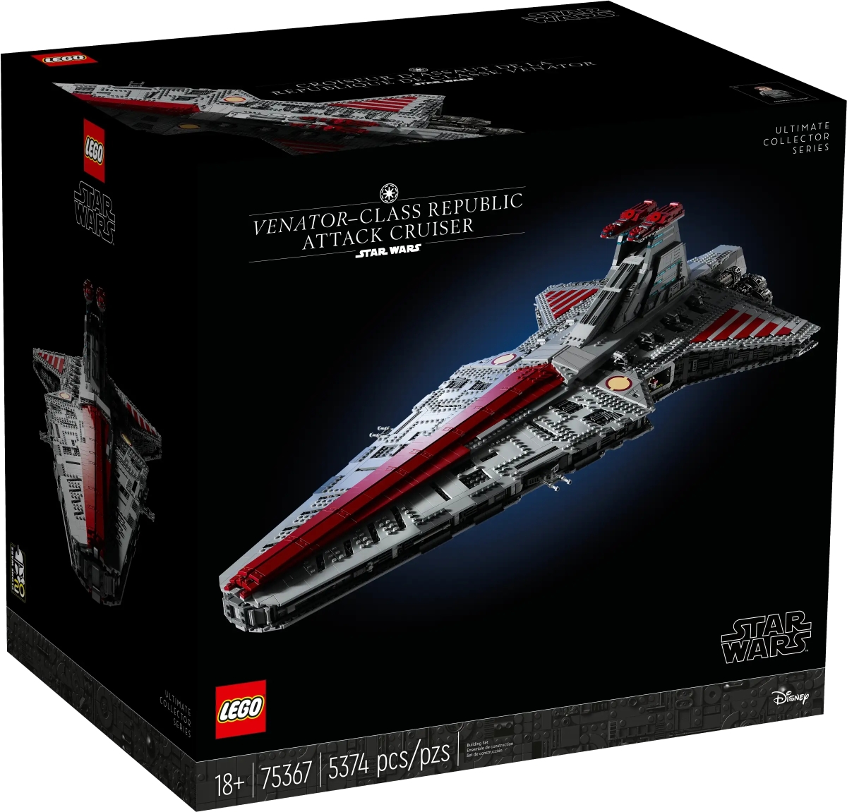 LEGO Ultimate Collector Series 75367 Venator-Class Republic Attack Cruiser