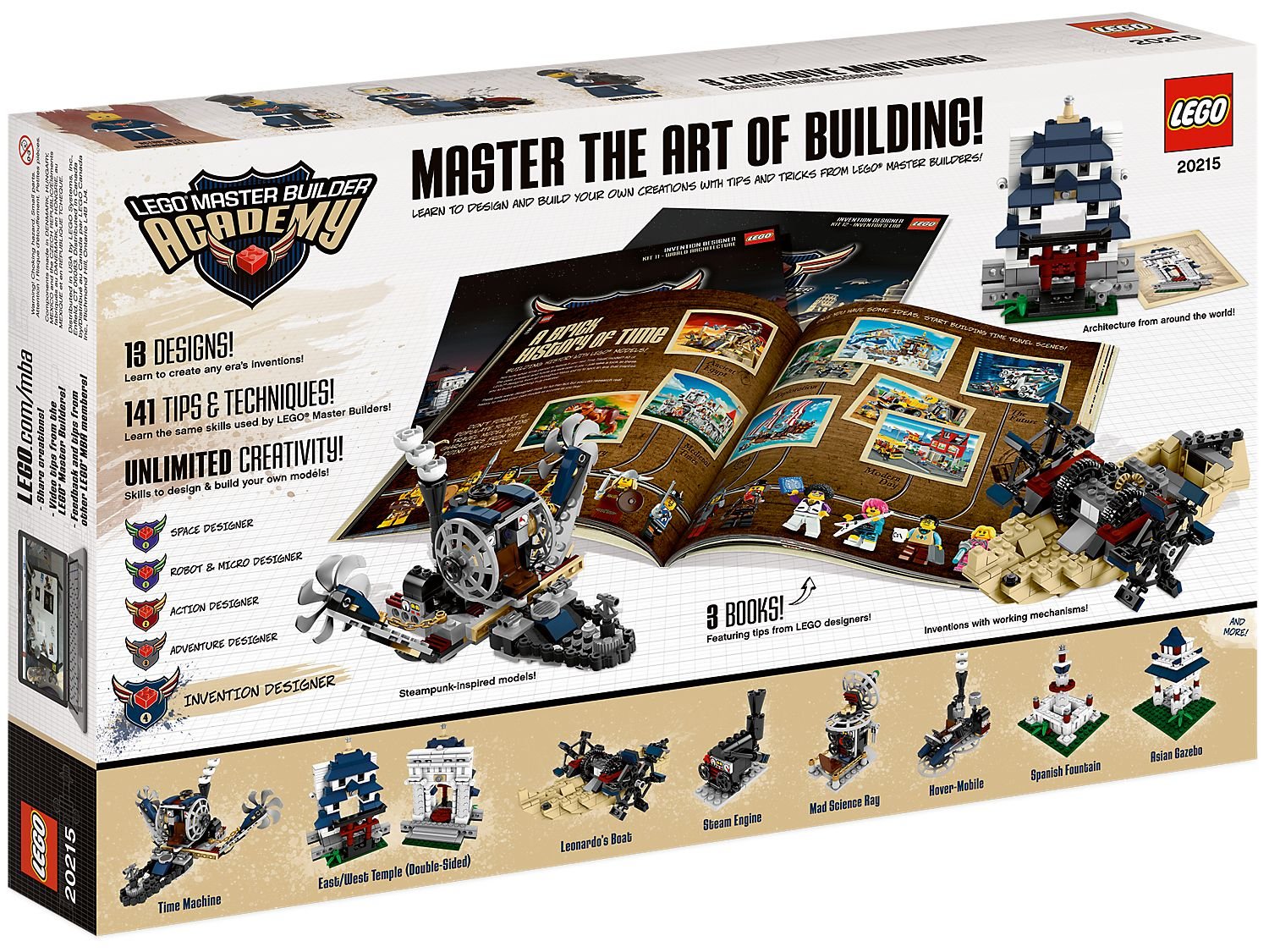 LEGO 20215 Master Builder Academy MBA Invention Designer (Kits 10 - 12)