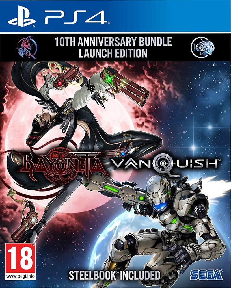 PlayStation 4 Game PS4 Bayonetta & Vanquish 10th Anniversary Bundle Steel Box Version