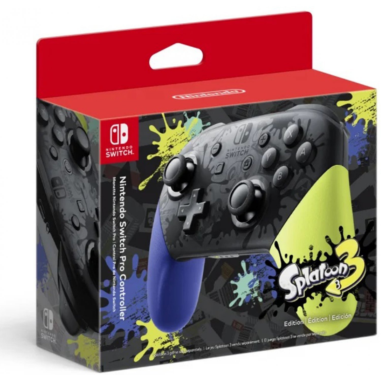 Nintendo Switch Pro Controller - Splatoon 3 Special Edition