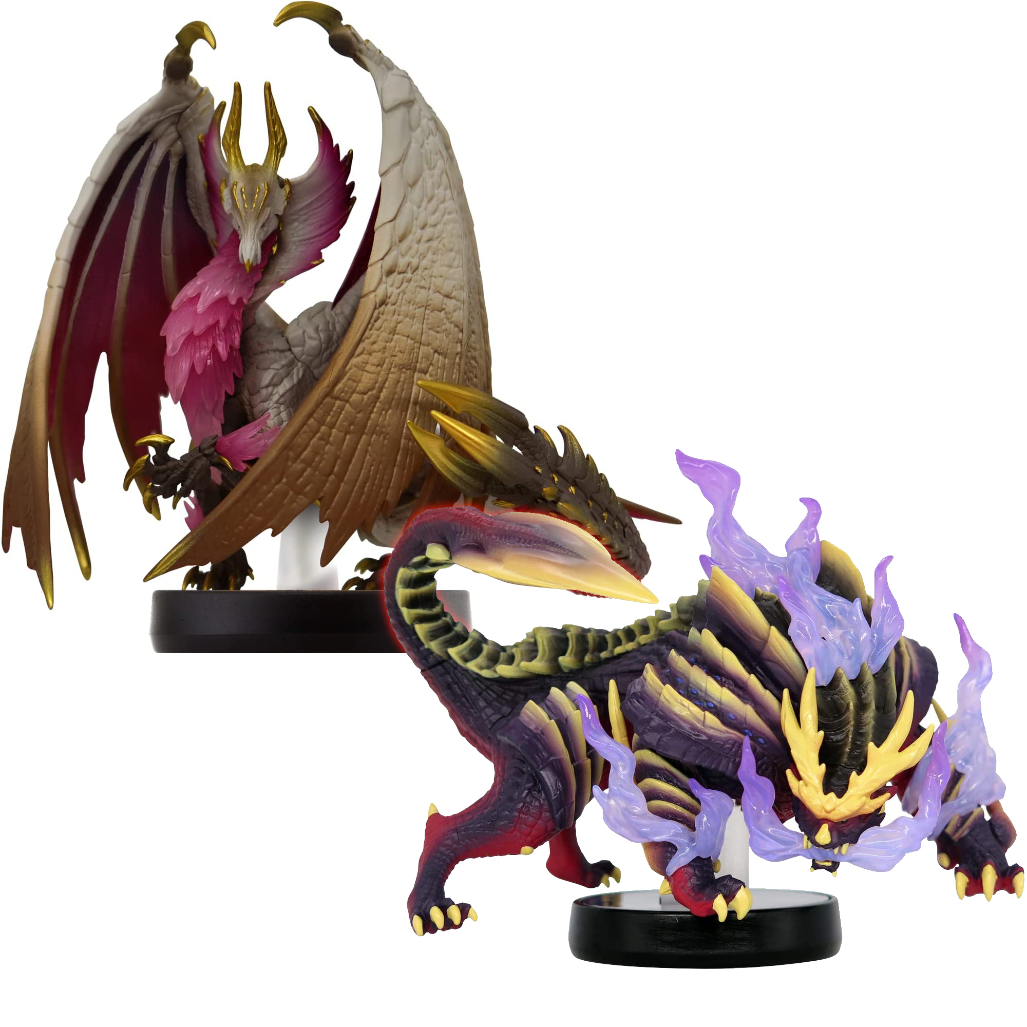 Nintendo Amiibo Monster Hunter Sunbreak Malzeno & Magnamalo Set For Switch NS