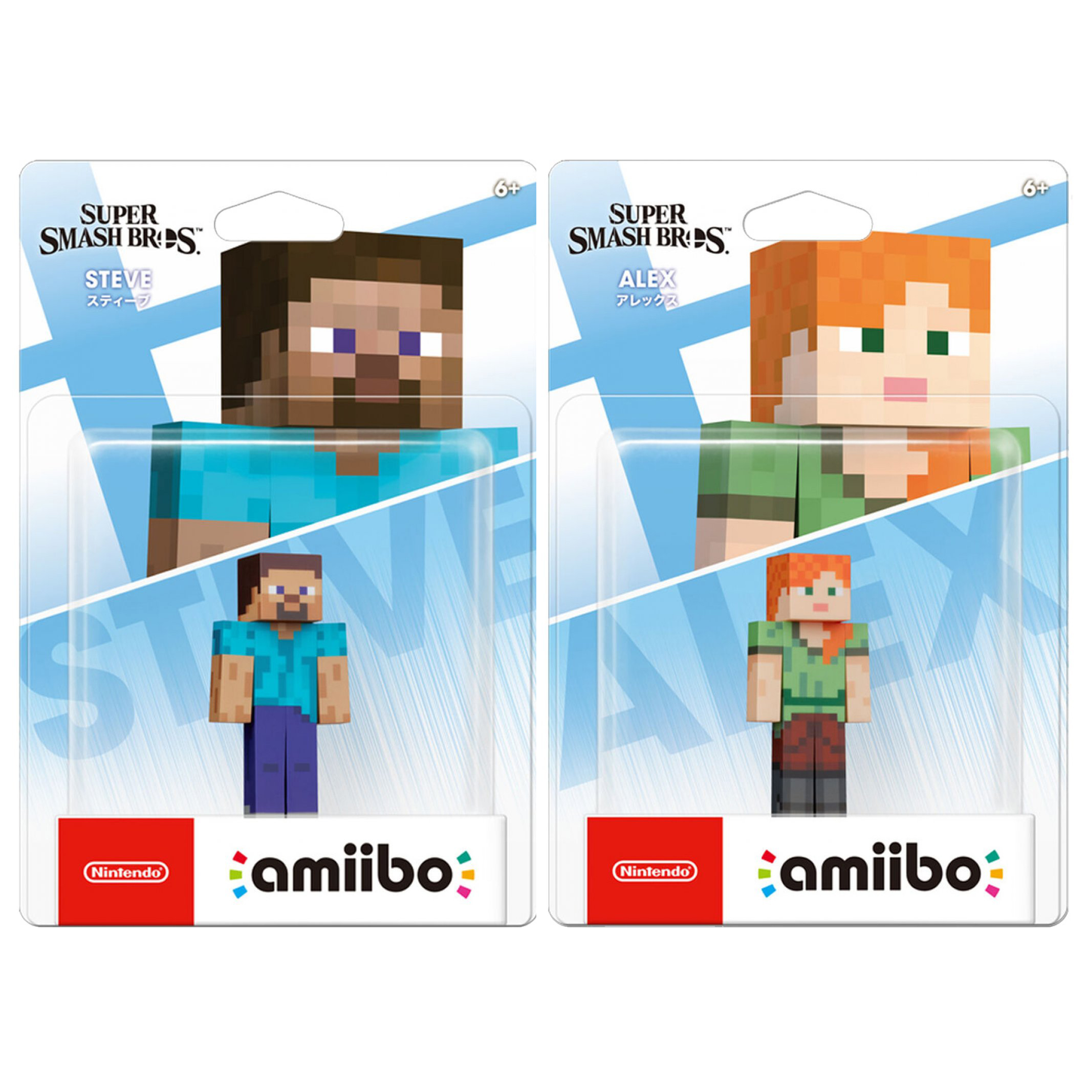 Nintendo Amiibo Super Smash Bros. Series - Steve & Alex For Nintendo Switch NS