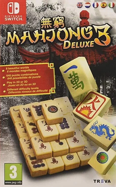 Nintendo Switch Game NS  Mahjong Deluxe 3 (Download code only) (ENG) [EU Version]