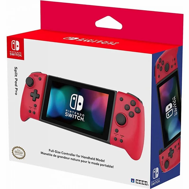 Nintendo Switch NS HORI Grip Controller(Red)