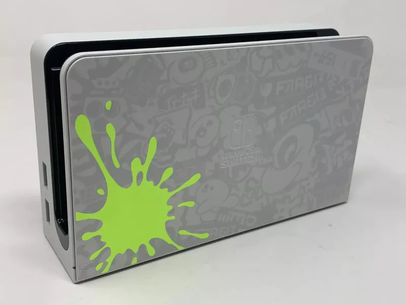 New 100% official Nintendo Switch DOCK ( Splatoon ) (Bulk pack)