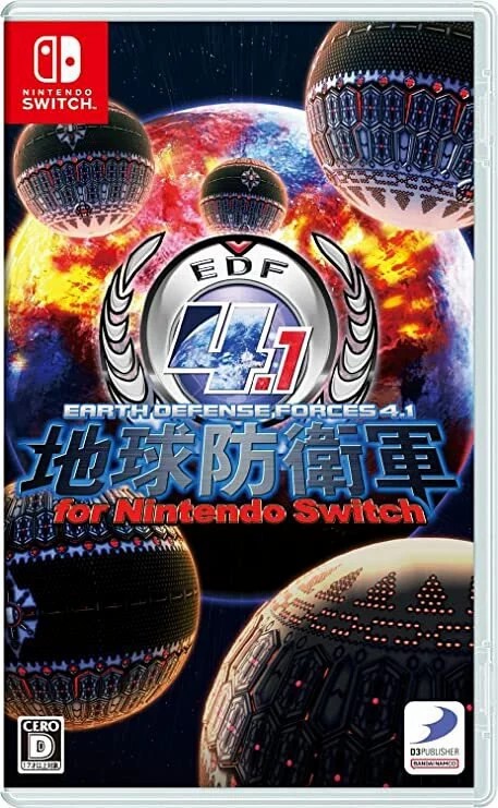 Nintendo Switch Game NS  Earth Defense Force 4.1 for Nintendo Switch (Japanese Cover) - JAP