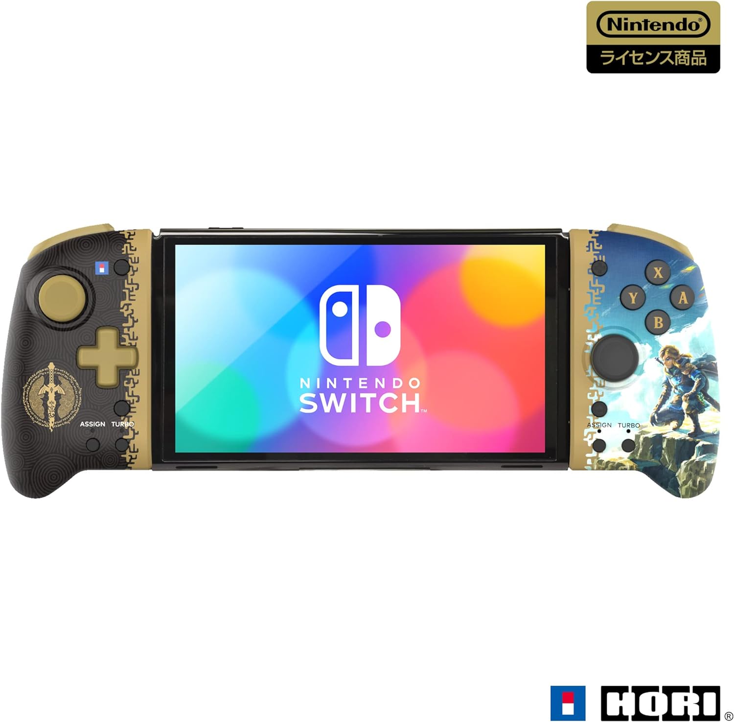 Hori The Legend of Zelda: Tears of the Kingdom Grip Controller for Switch NS