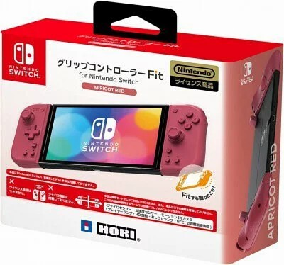 Nintendo Switch NS Hori Grip Controller (Apricot Red)