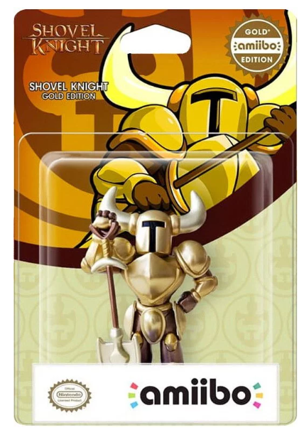 Nintendo Amiibo SHOVEL KNIGHT GOLD EDITION For NS Switch