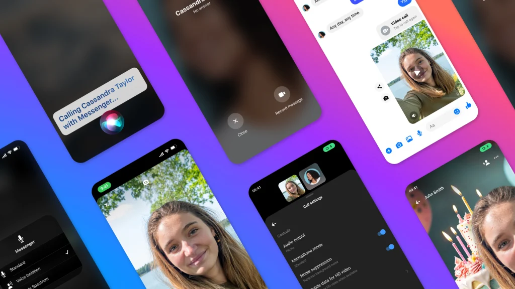 Messenger nâng cấp cuộc gọi với nền AI, video HD và nhiều tính năng mới