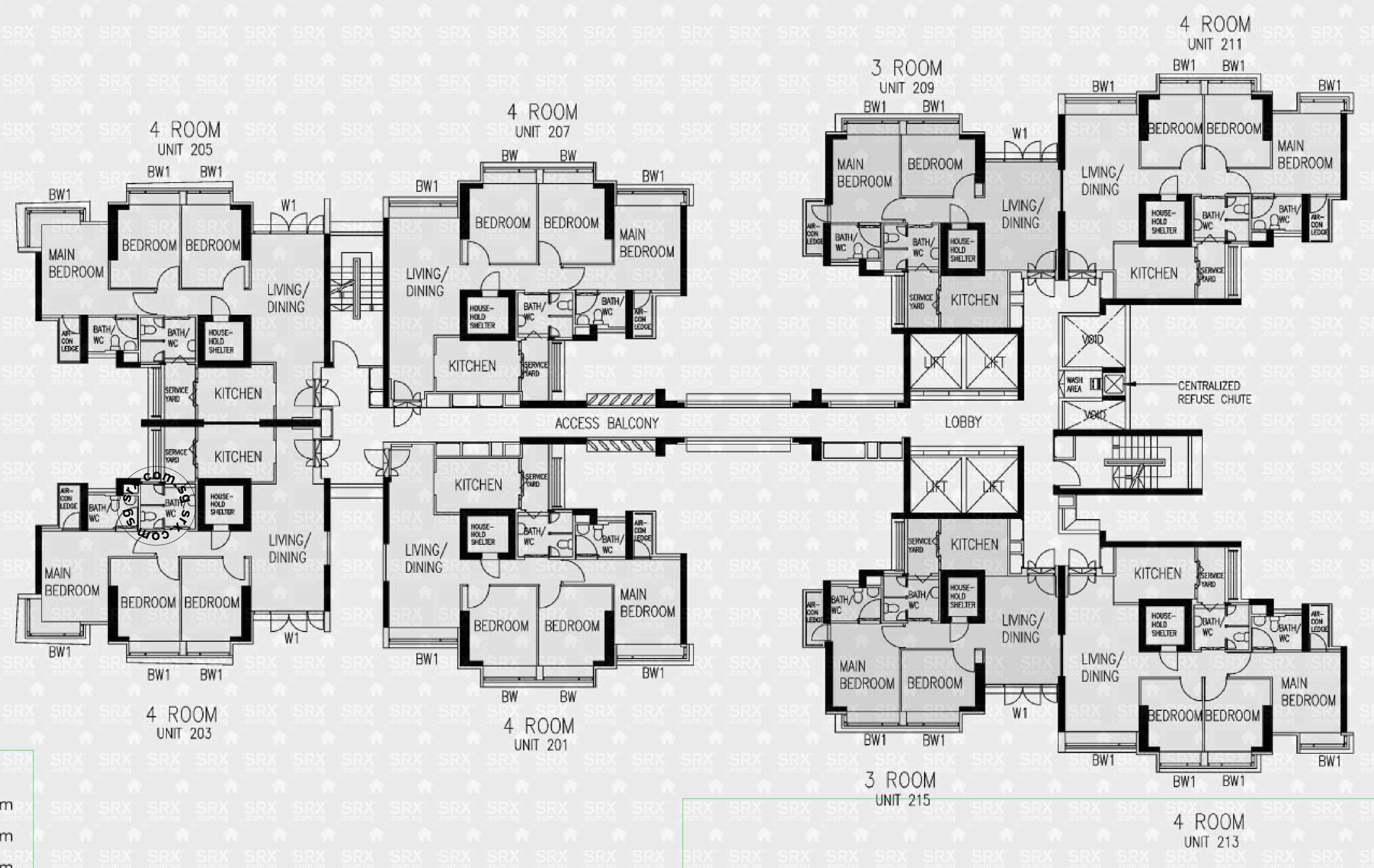 Floor Plans for 420 Clementi Avenue 1 (S)120420 HDB Details | SRX ... Floor Plans for 420 Clementi Avenue 1 (S)120420 HDB Details | SRX ...