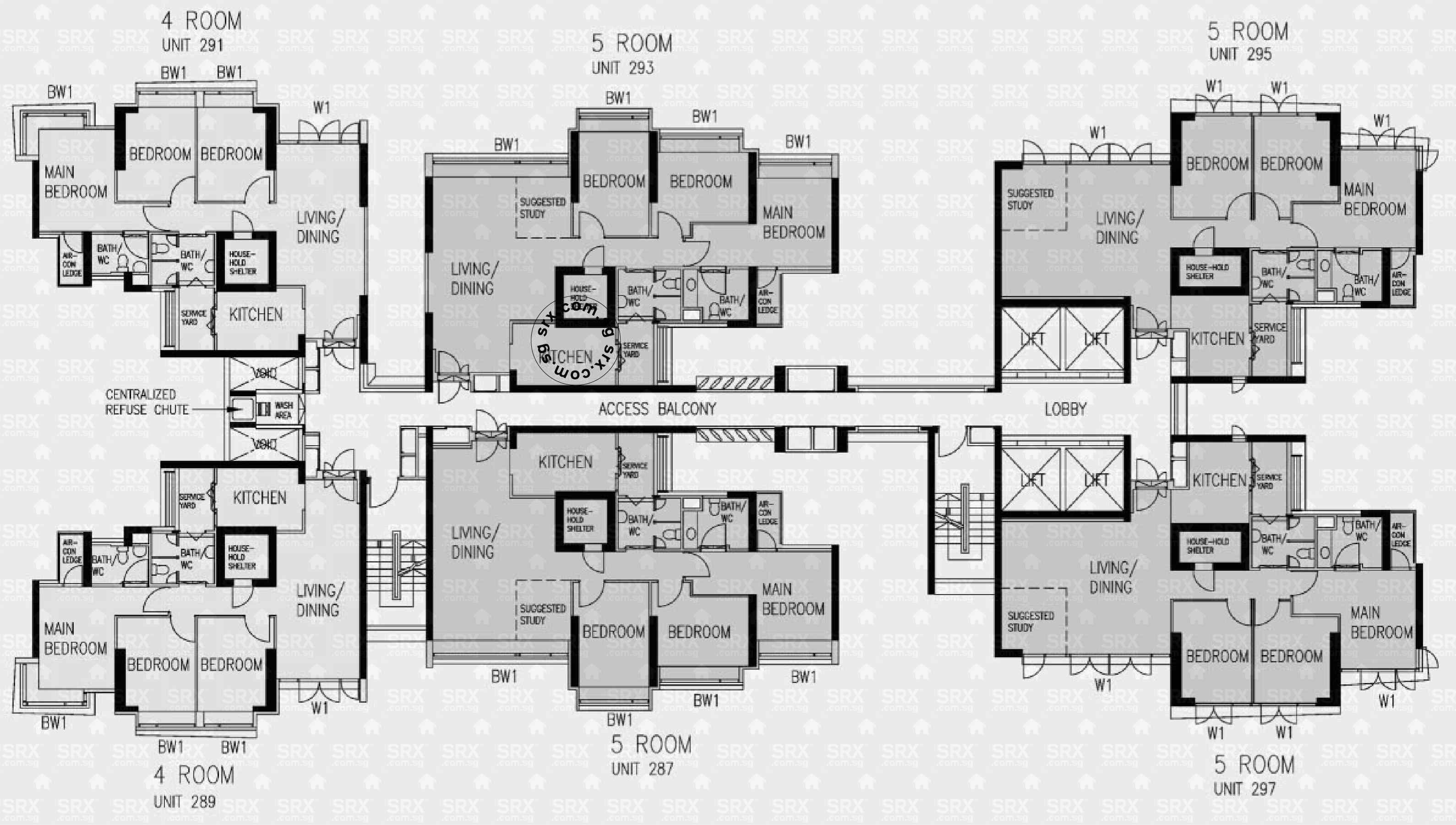 Floor Plans for 425 Clementi Avenue 1 (S)120425 HDB Details | SRX ... Floor Plans for 425 Clementi Avenue 1 (S)120425 HDB Details | SRX ...