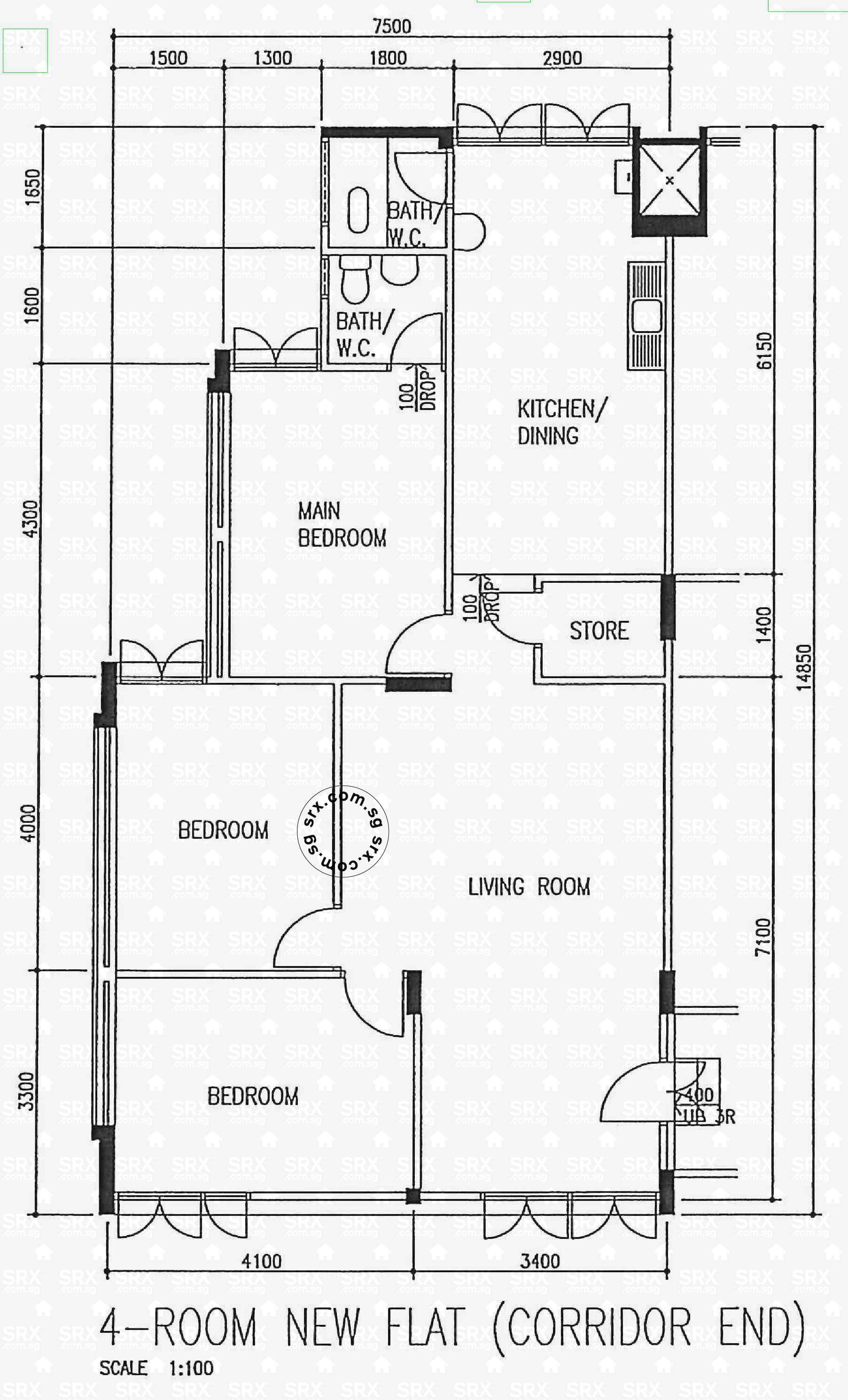 Floor Plans for Clementi West Street 2 HDB Details | SRX Property Floor Plans for Clementi West Street 2 HDB Details | SRX Property