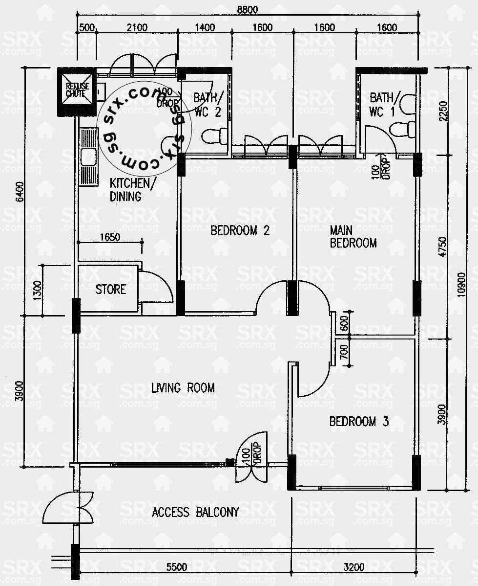 Hougang Avenue (s) Hdb Details Srx Property - Blk Hougang Avenue (s) Floor Plan Image hougang avenue (s) hdb details srx property - blk hougang avenue (s) floor plan image