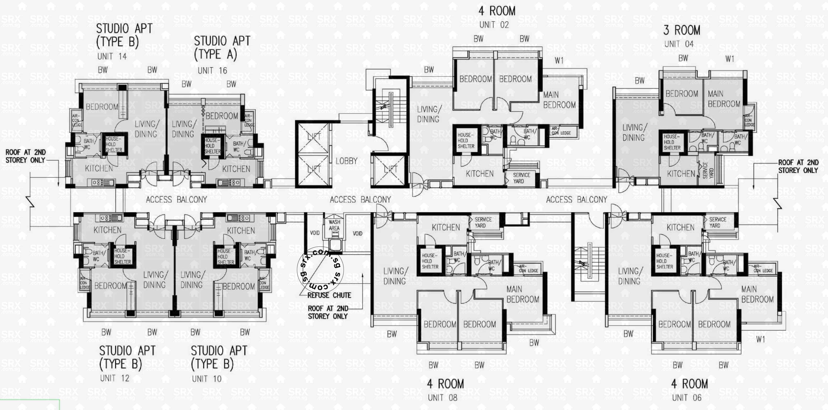 Floor Plans for Strathmore Avenue HDB Details SRX Property