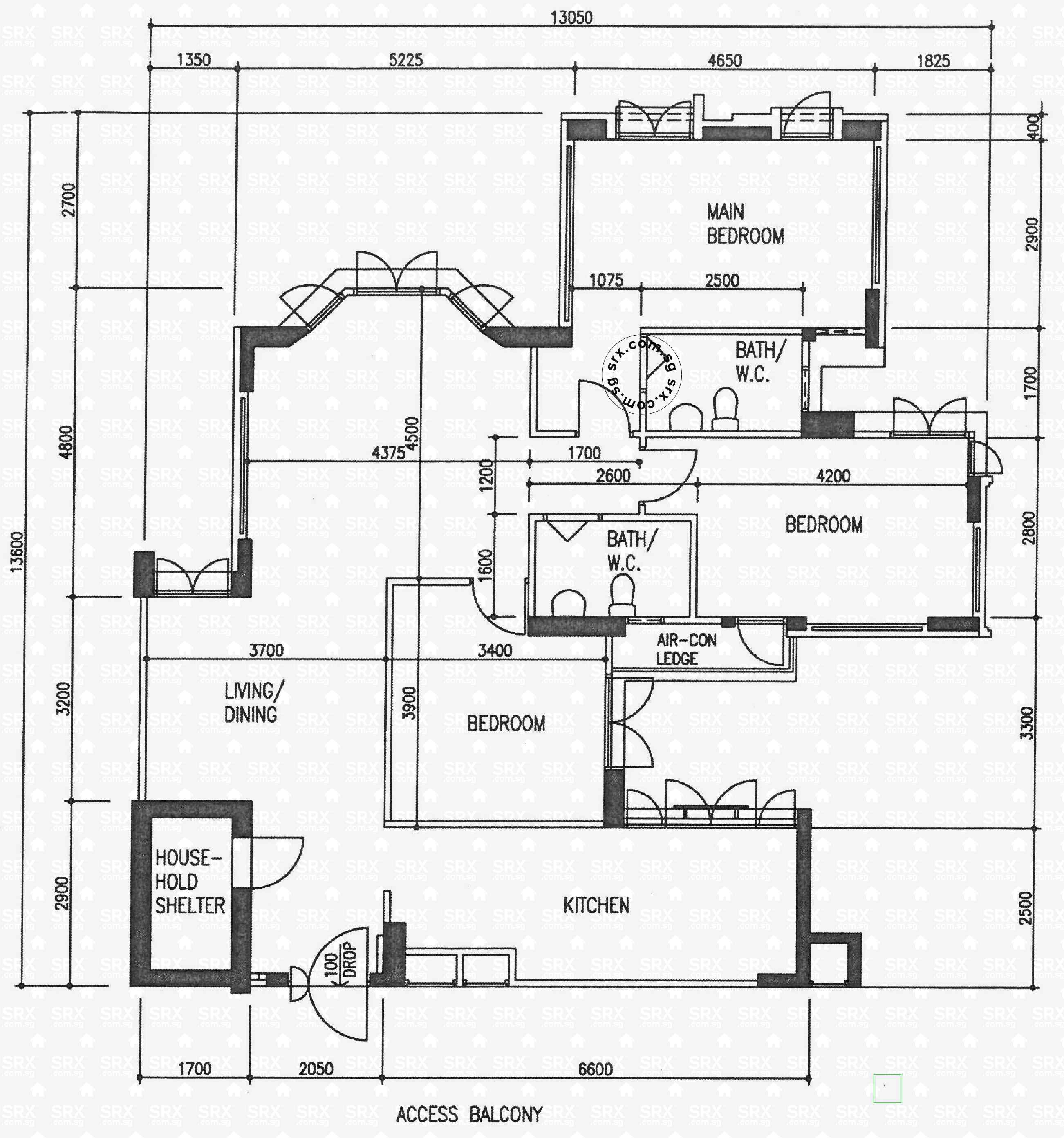 Blk 484 #02-61 | Unit type : HDB 5 Rooms (Typical) ...