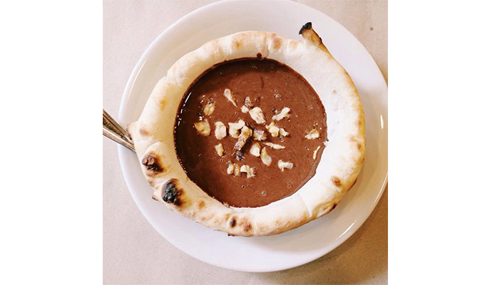 Nutella Soup from Gino's Brick Oven Pizza (Photo: @alaizands)
