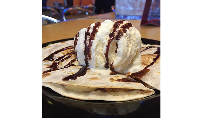Banana Nutella Quesadilla from Chihuahua (Photo: @inescabarrus)