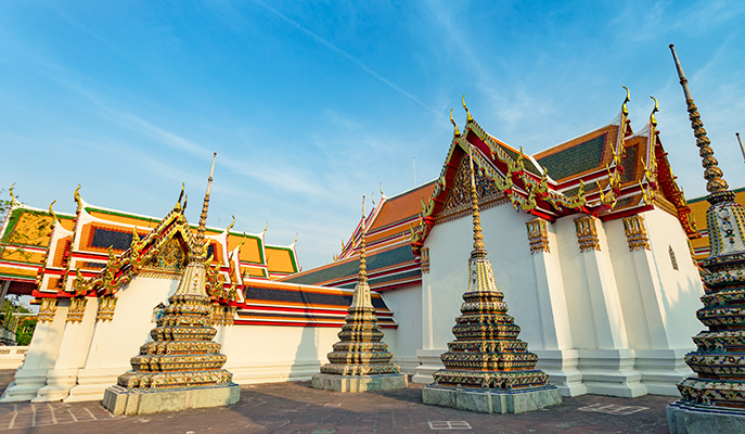 The exterior of Wat Mahathat
