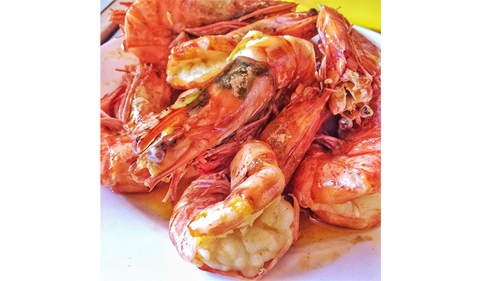 Succulent prawns from D’ Talipapa (Photo: @paulyneerika)