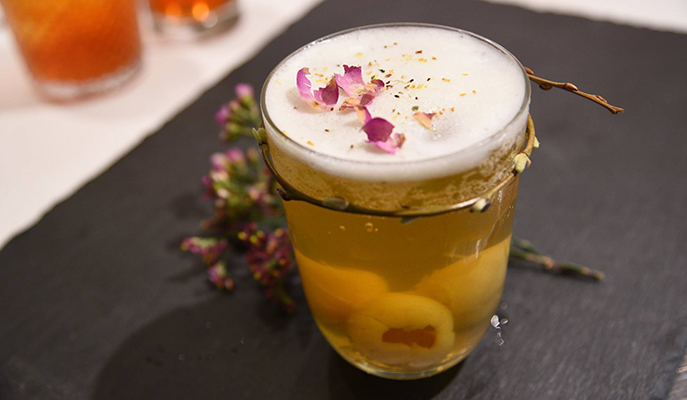 A floral brew at Jrink