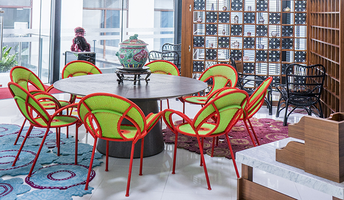 The lounge at Hotel Indigo Singapore Katong