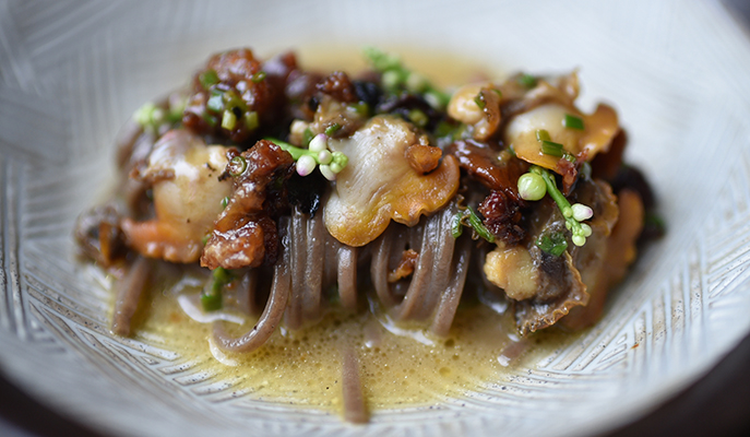 Clam soba at Mecha Uma (Photo: The Moment Group)