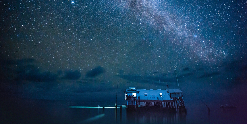 3.40am, the Milky Way over Tubbataha