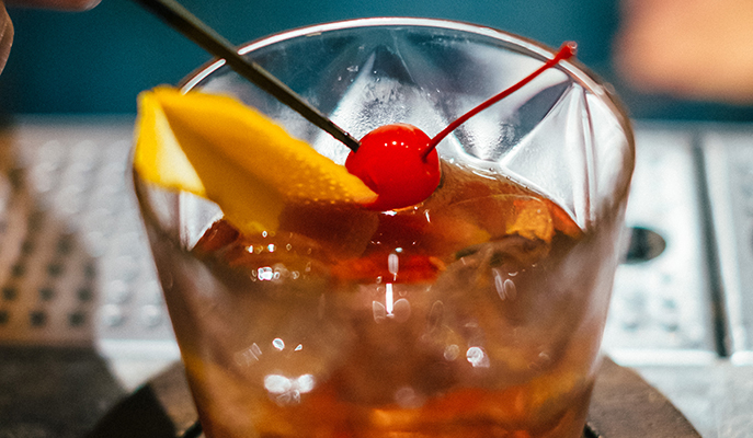 A cocktail at CHAR